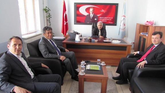 Türk Eğitim-Sen Sendika Yöneticileri İlçe Milli Eğitimi Ziyaret Etti