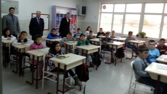 Kaymakamımız ve İlçe Milli Eğitim Müdürümüz Atatürk İlkokulunu Ziyaret etti